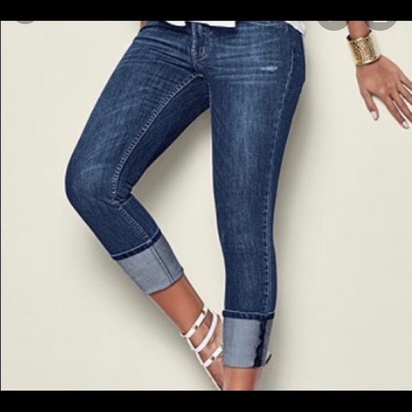 deep cuff jeans